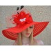 A265 s Formal Kentucky Derby Hats Wide Brim Feather Church Sun Floppy Cap  eb-52495665